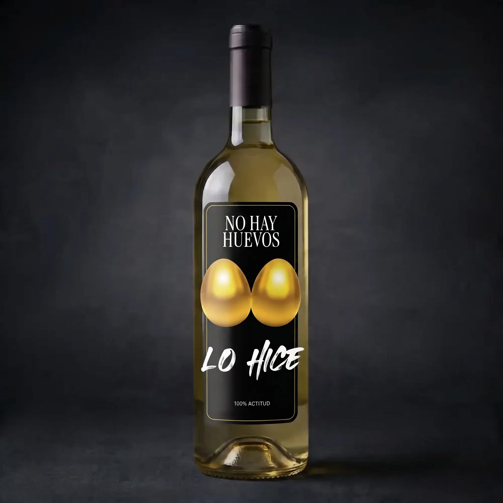 Vino blanco no hay huevos