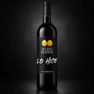Botella vino tinto No Hay Huevos