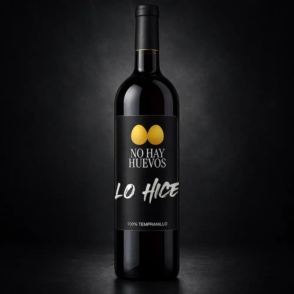 Botella vino tinto No Hay Huevos