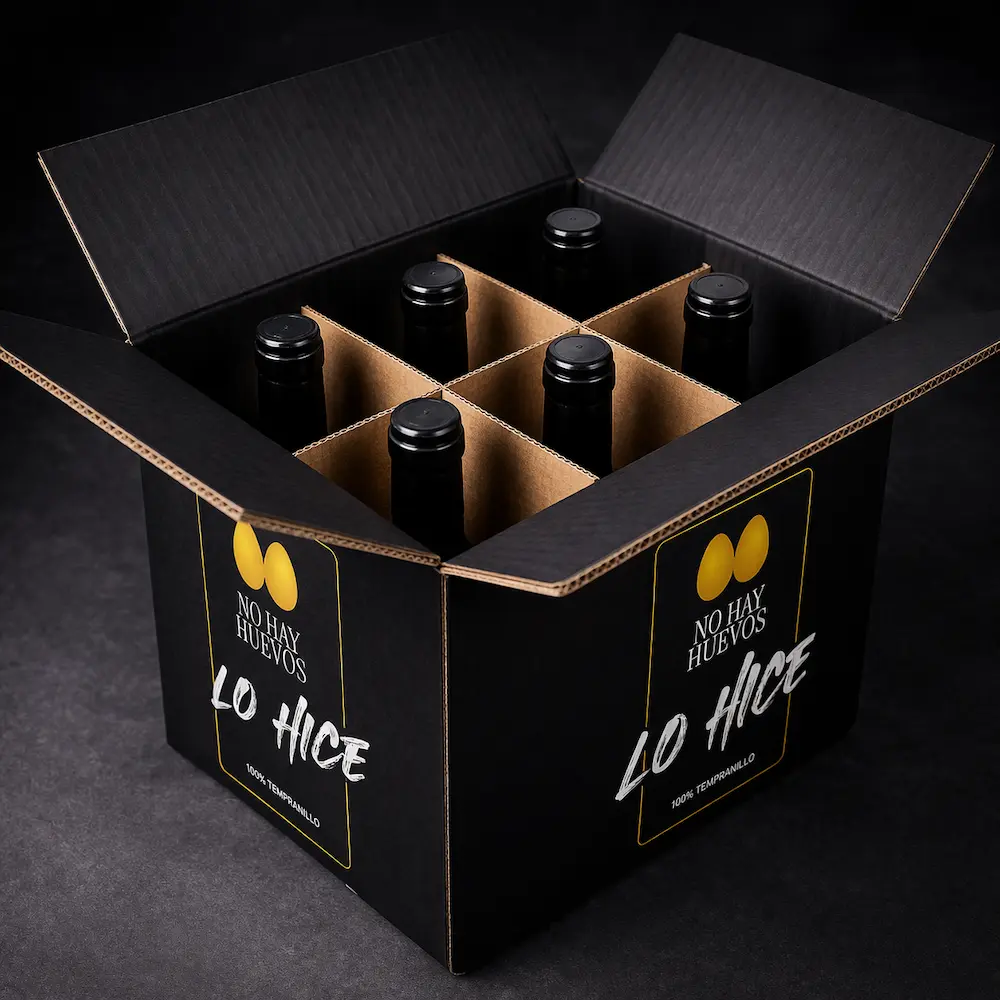 Pack 6 botellas vino tinto No Hay Huevos